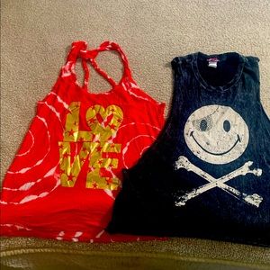 Cute Sexy Gym Workout Shirts. Junior L